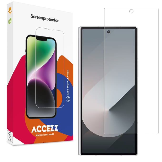 Accezz Screen Protector - Geschikt voor Samsung Galaxy Z Fold 7 / Z Fold 8 Ultra - Gehard Glas Screenprotector