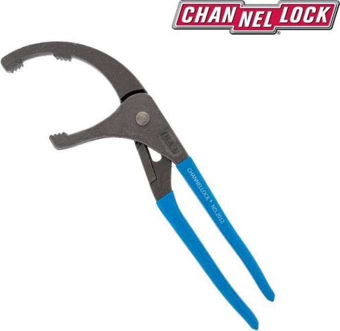 CHANNELLOCK 2012 Oliefiltertang gebogen 63-95 mm