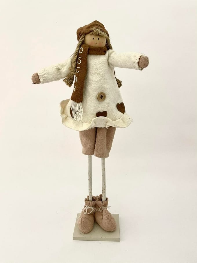 J-Line Meisje staand 'oscar' 40cm