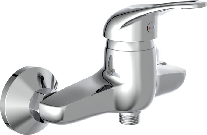 SCHÜTTE CALVINO Douchekraan - Mengkraan - 150 mm Hartafstand - Chroom