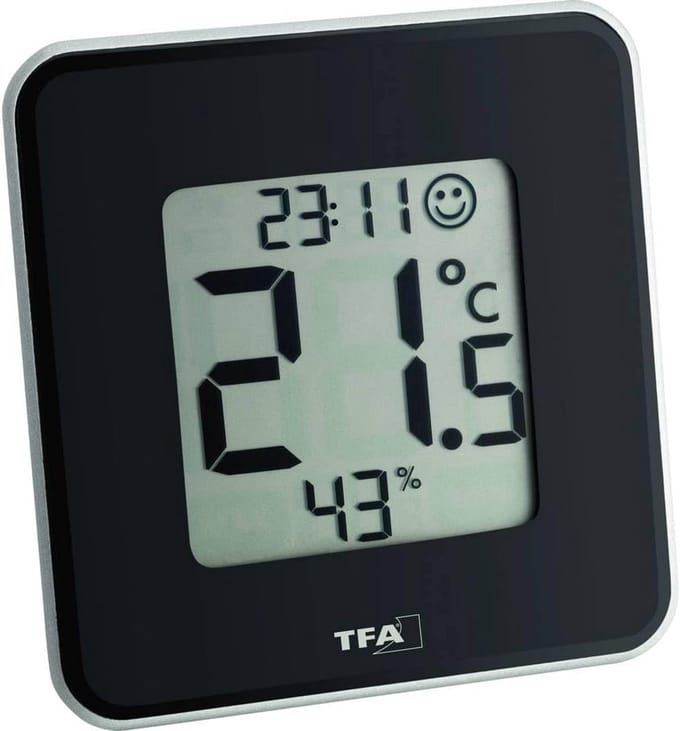 Digitale Thermo-Hygrometer met Groot Display voor Temperatuur en Luchtvochtigheid