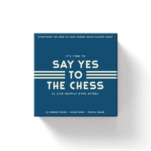Say Yes To The Chess Game Set - Galison