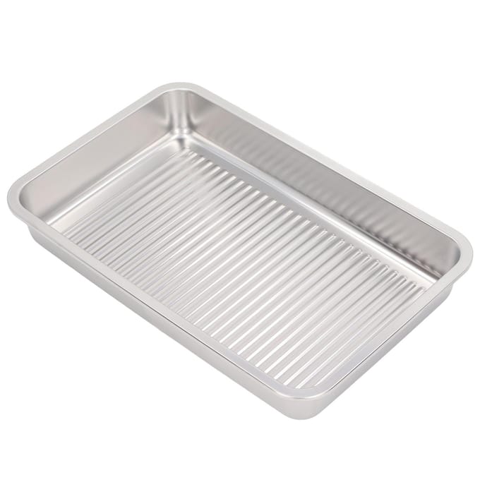 Dumplingdoos 304 Roestvrij Staal met Deksel Multifunctioneel Milieuvriendelijk Veilig Bewaarde Dumpling L gray