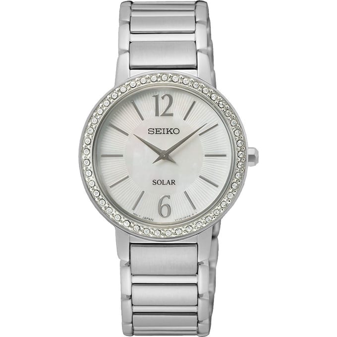 Seiko  Dames Horloge Zilverkleurig SUP467P1