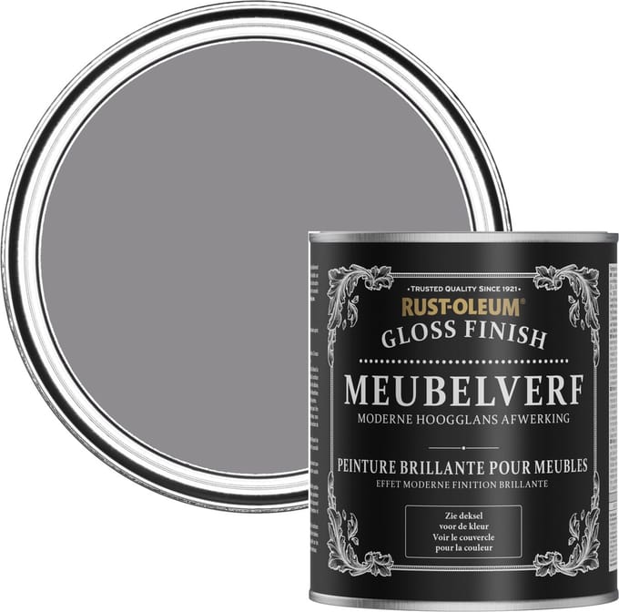 Rust-Oleum Paars Meubelverf Hoogglans - Iris 750ml