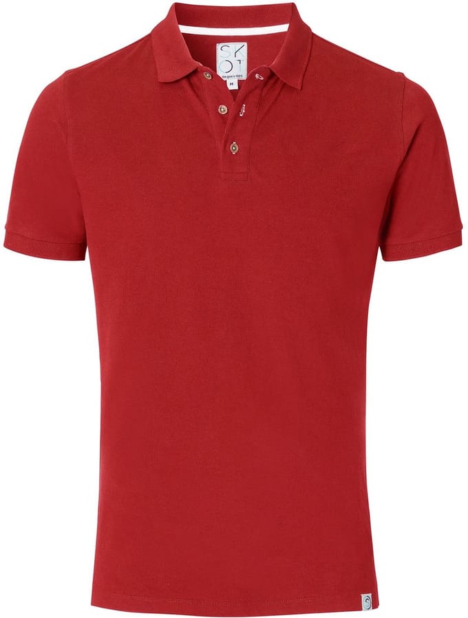SKOT Polo Duurzaam - Ruby Red - rood - Maat M