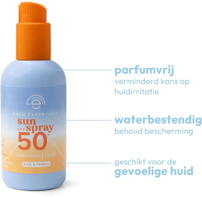 Swim Essentials Zonnebrand - Spray - SPF50+ - 200 ml