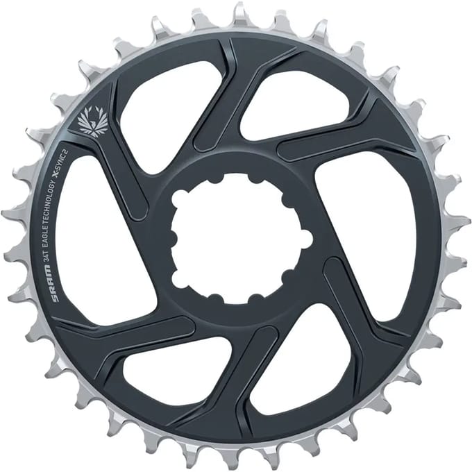 Sram X-sync 2 Eagle Boost Direct Mount 3 Mm Offset Kettingblad Zwart,Zilver 30t