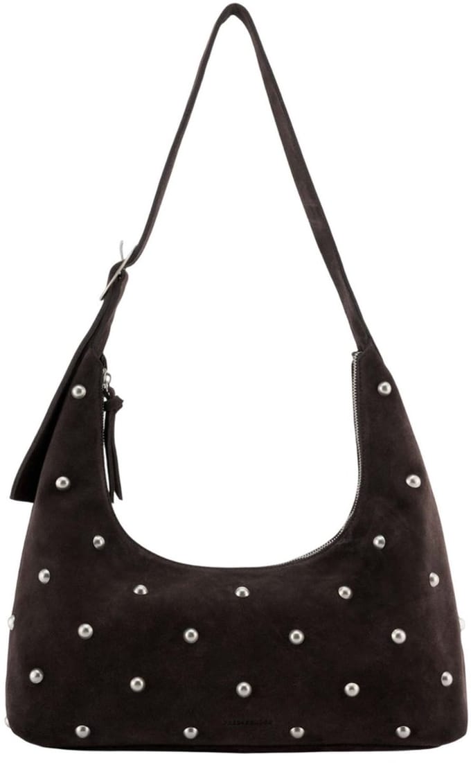 FREDsBRUDER schoudertas Endless Beads Shoulderbag Brown donkerbruin