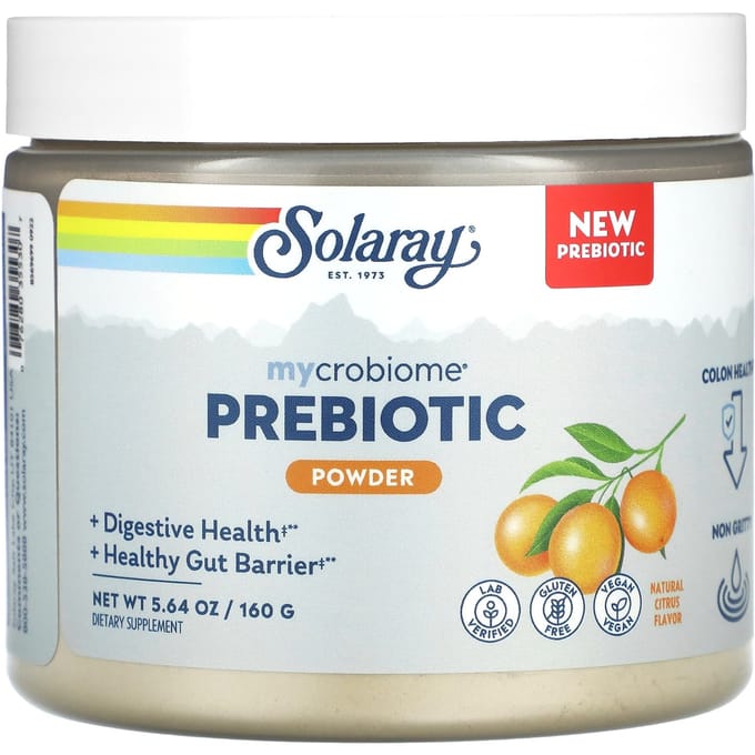Mycrobiome Prebiotic Poeder, Natuurlijke Citrus, 160G (5,64 oz)