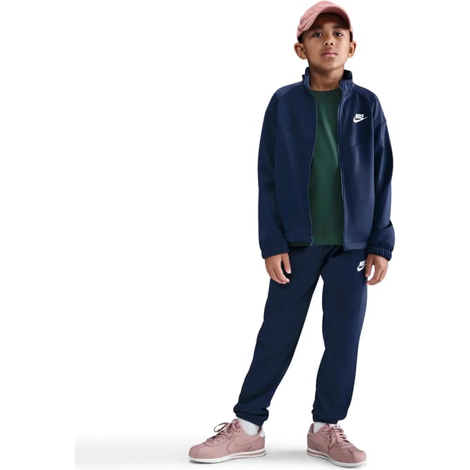 Nike Dri-Fit Full-Zip Trainingspak Kinderen-donkerblauw