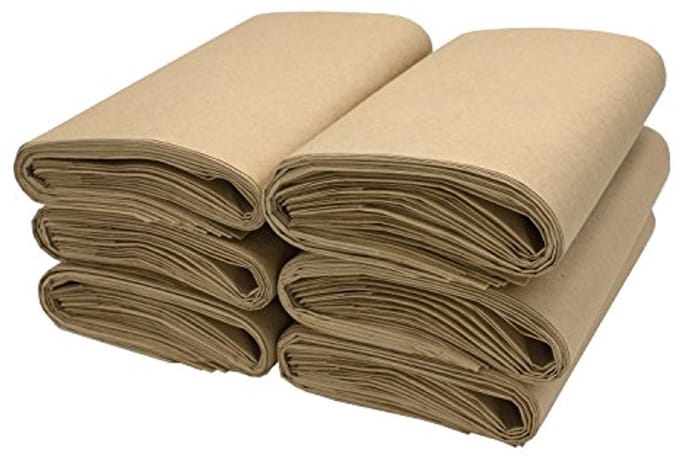 Bio compostzakken voor keukenafval, 10 L, 60 stuks, kraftpapier