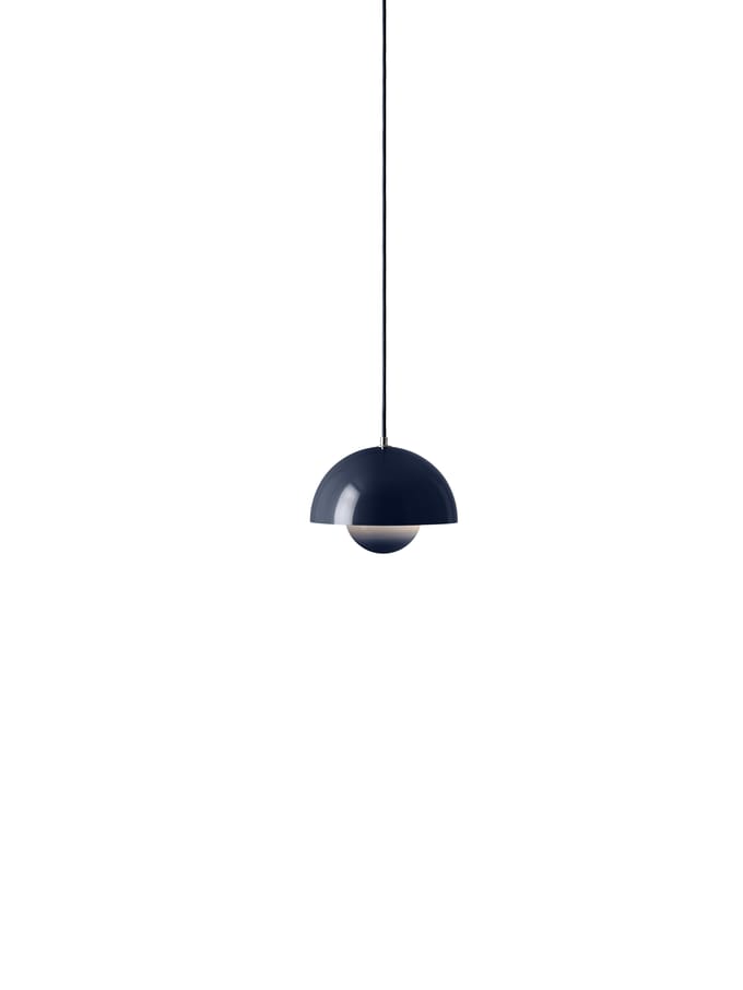 &Tradition Verner Panton Flowerpot VP1 hanglamp steel blue