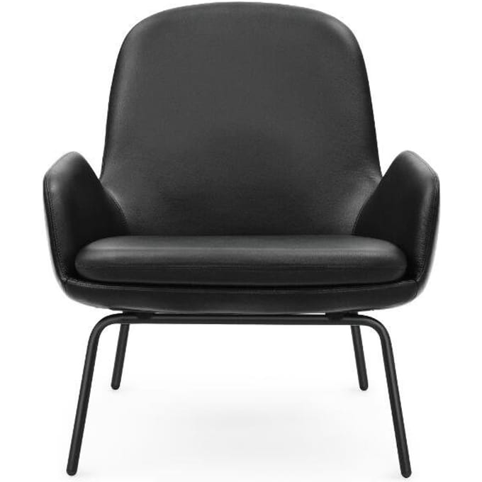 Normann Copenhagen - Fauteuil Era  - zwart staal/ Tango leer 41599