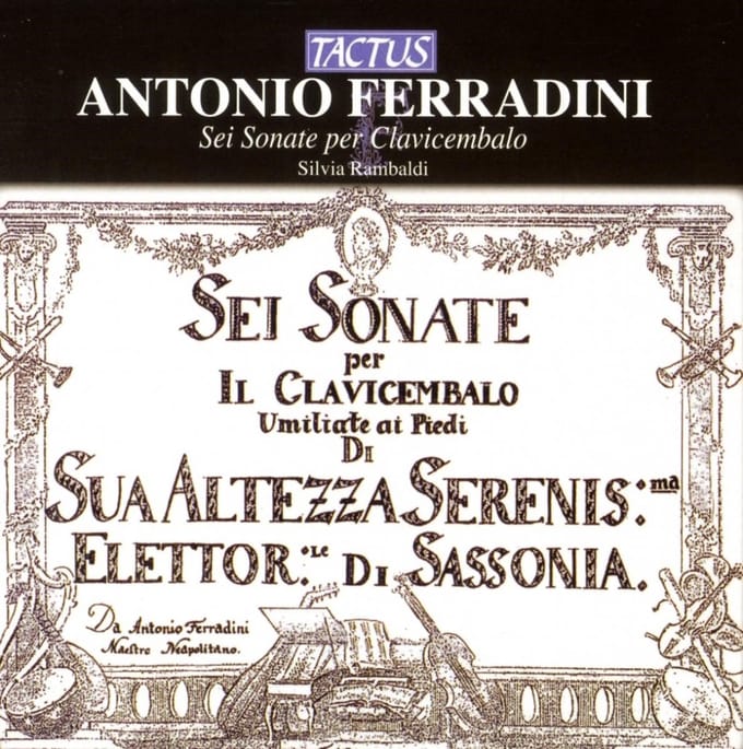 Silvia Rambaldi - Ferradini: Sei Sonate Per Clavicembalo (CD)