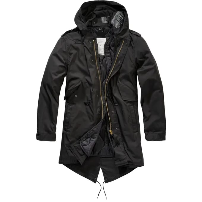 Brandit Parka - M51 US Parka - S tot 5XL - voor Mannen - zwart