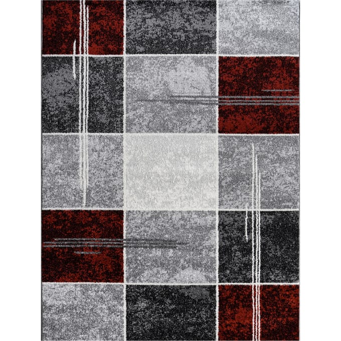 Tapijt Sinay rood 60x100 cm