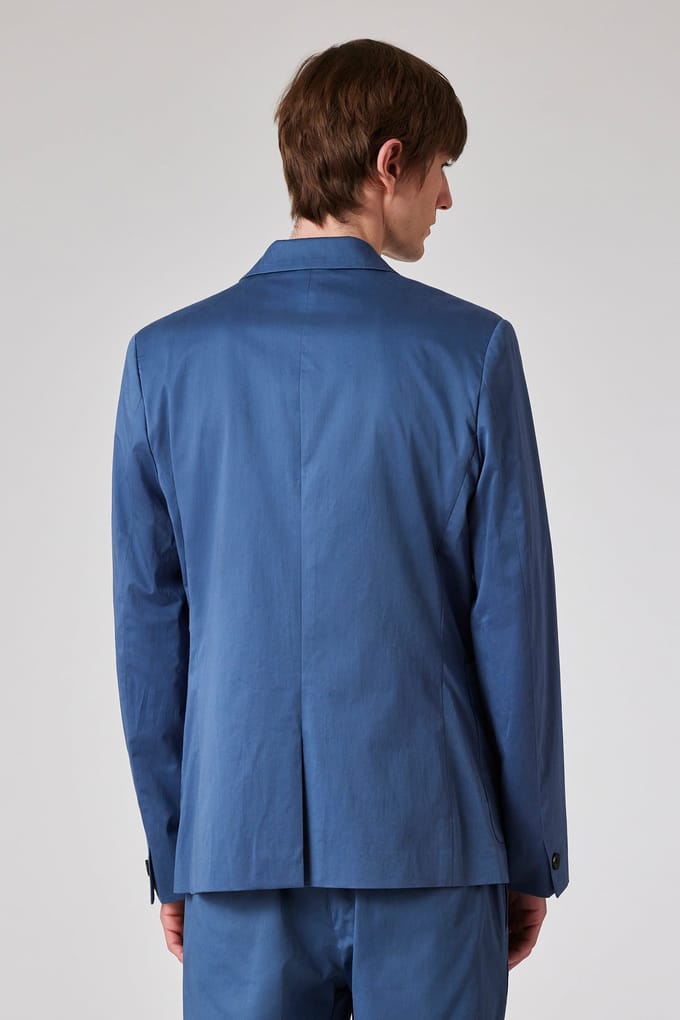 Paul Smith Mens Blazer Buggy Lined Greyish Blue Taglia: 46 | Blazers Outlet | Uomo | Blu