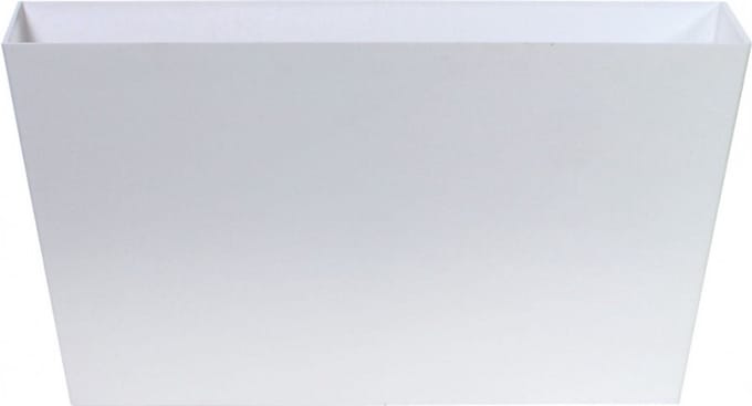 Bloembak Balkonbak Tubus Case 40x22x20cm WIT Prosperplast / 2 STUKS ! /