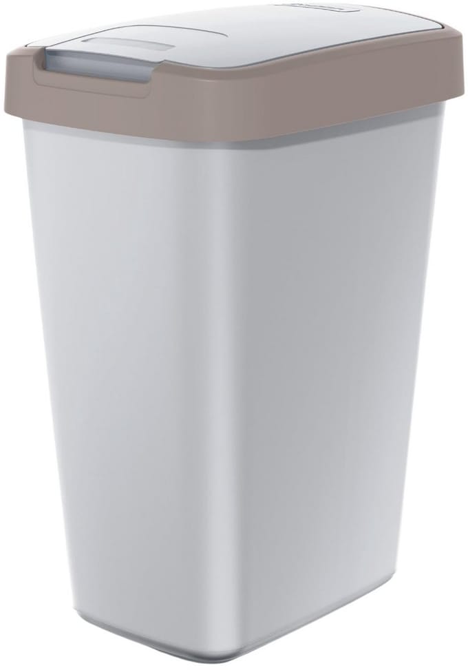Compacte Prullenbak 12 Liter - Afvalscheiding en Minimalistisch Design