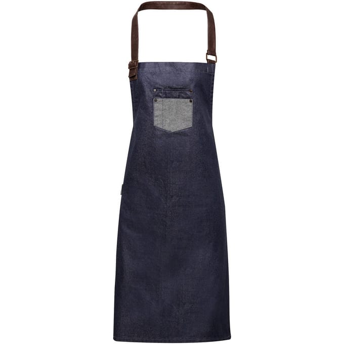 Premier Divisie Slabbetje Schort (Indigo Denim)