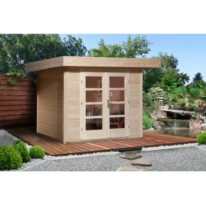 Weka Tuinhuis 126 - Onbehandeld - 226x295cm - 15,3 M³