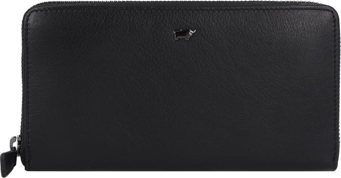 Braun Büffel Anna Portemonnee RFID Leer 19 cm - Dames - Horizontaal - schwarz