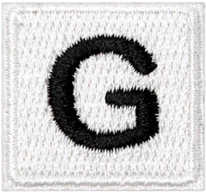 Fjesta© Oeteldonk embleem - Scrabble stijl letter G