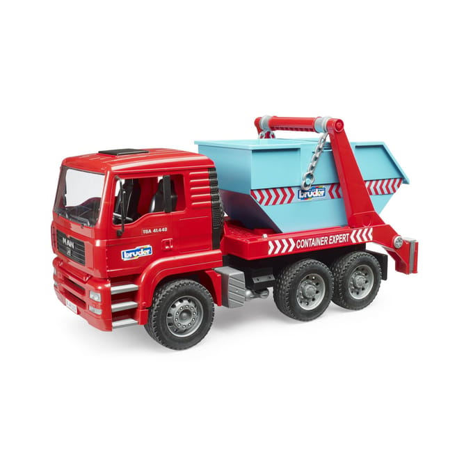 Bruder 02741 MAN TGA containerwagen met afzetcontainer - speelgoed schaal 1:16