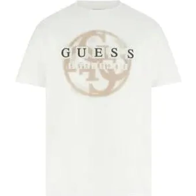 Guess M6gi09k2989 T-shirt Met Korte Mouwen Wit M Man