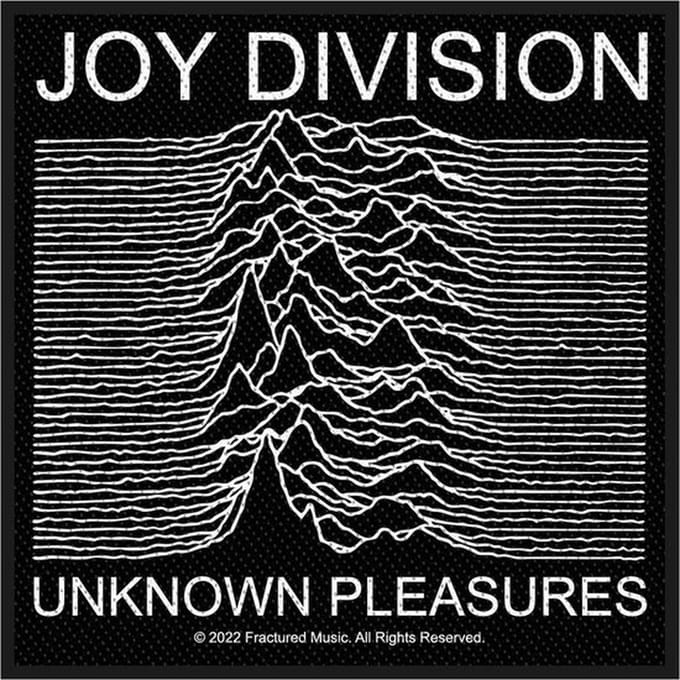 Joy Division - Unknown Pleasures Patch - Zwart