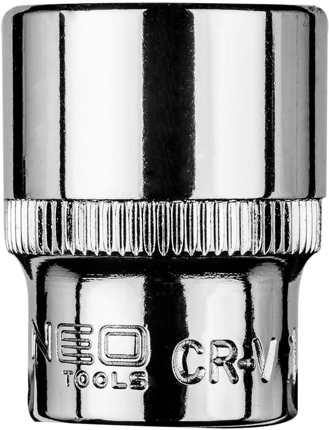 NEO Serie - Zeskantdop 3/8" - 17 mm - Chroom-Vandaal Staal