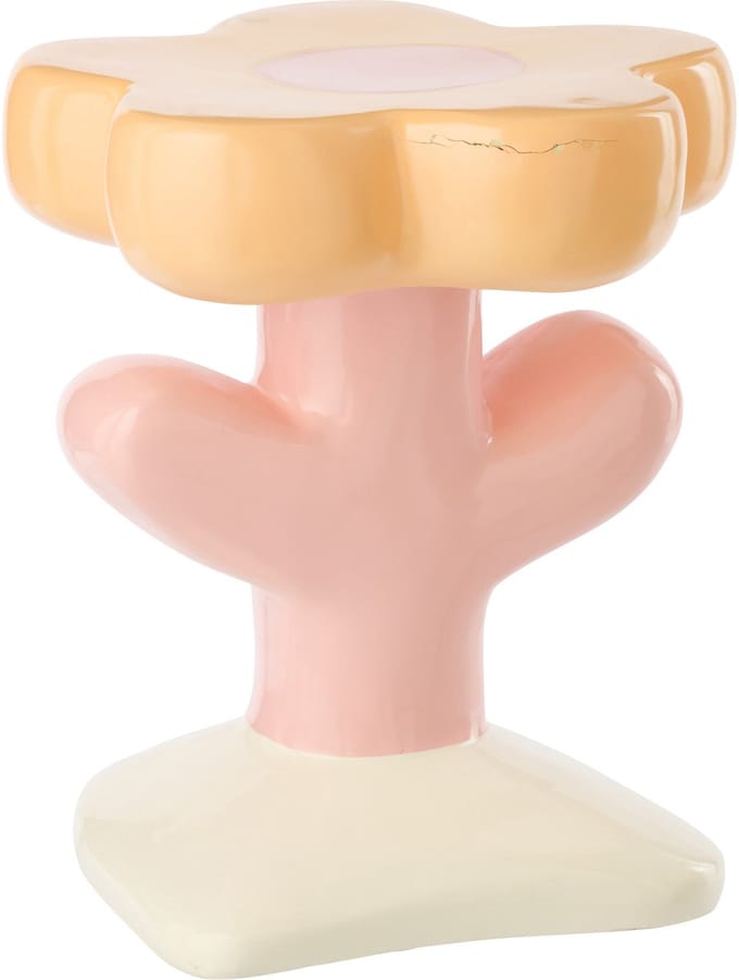 J-Line bijzettafel Bloem Ella - polyresin - mix