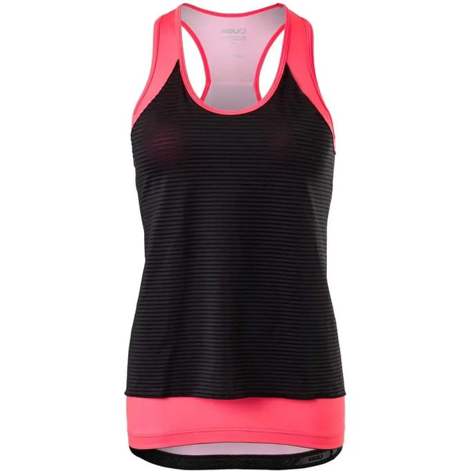 Damestanktop Agu Layered Racertop Essential