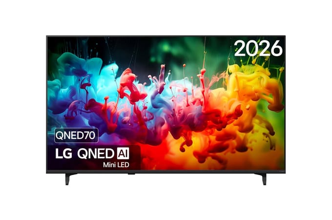 55 inch LG QNED AI QNED70 Mini LED 4K Smart TV 2026 - 55QNED70B6C