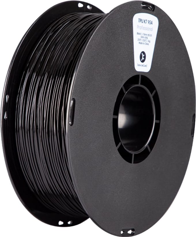 Kexcelled TPU 90A Zwart/Black 1.75mm 1kg 3D Printer filament