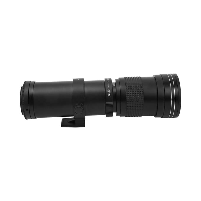 420-800mm F8.3-16 Superteleobjectief Handmatig Zoomobjectief voor Pentax PK Mount Camera black