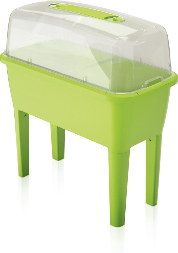 Moestuinbak Kweektafel Respana Planter High Set 77x39x82cm LIME Prosperplast