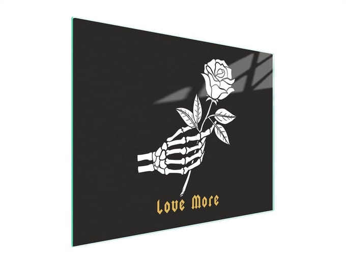 TMK ArtDeko - Snijplank - Roos Design - 52x40 cm - Veilig en Duurzaam