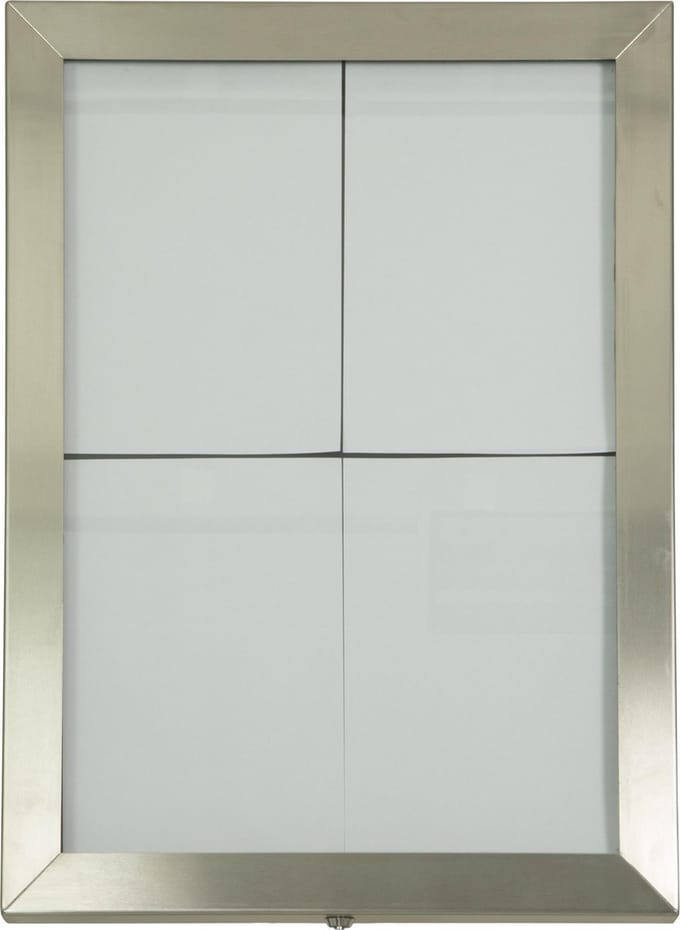 Securit® Classic-informatiedisplay van roestvrij staal
