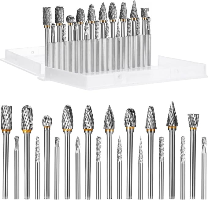 Frezen Set - Metaal Boren - Precisie Bewerking - Dubbele Snede - 3 mm Schacht - Metaal