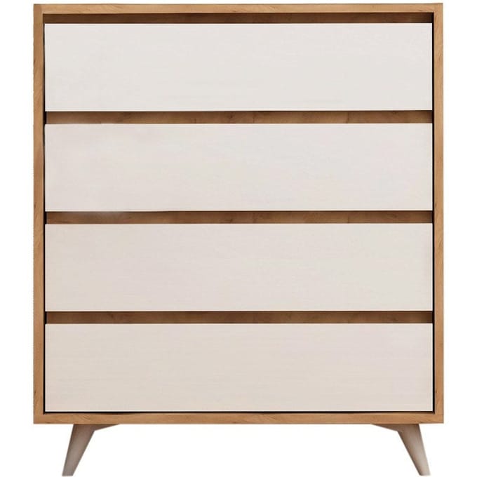 Asir Dressoir - Eik Wit - 70 x 86 x 40 cm