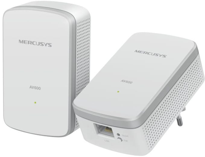 Mercusys MP300 KIT PowerLine-netwerkadapter 600 Mbit/s Ethernet LAN Wit 2 stuk(s)