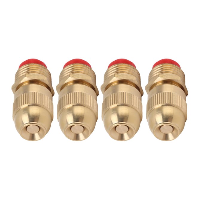 10 stuks G1/2 buitendraad sproeikop tuinirrigatie water sproeikop verstelbare bewatering beige