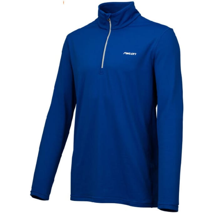 FALCON - haller jr - Skipully met rits jongens - Blauw