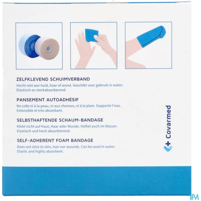 Covasoft Verband Blauw 6cmx4,5m Covarmed