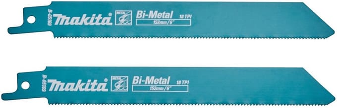 Makita B-05169-2 Reciprozaagblad Staal 132mm
