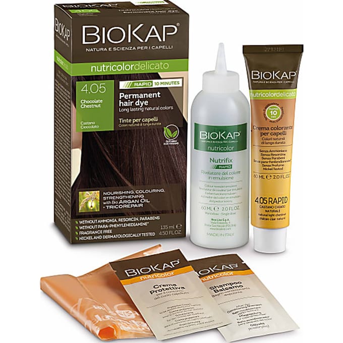 BIOKAP Snelle Haarverf - Chocolade Kastanje 4.05