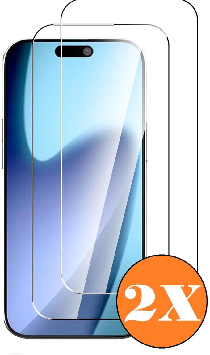 Screenprotector geschikt voor iPhone Air Beschermglas - Screen protector gehard glas - 2 Stuks