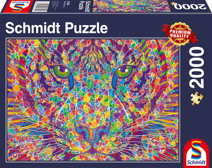 Schmidt - Legpuzzel - Wild at Heart, tijger - 2000 stukjes - Volwassenen - vanaf 14 jaar